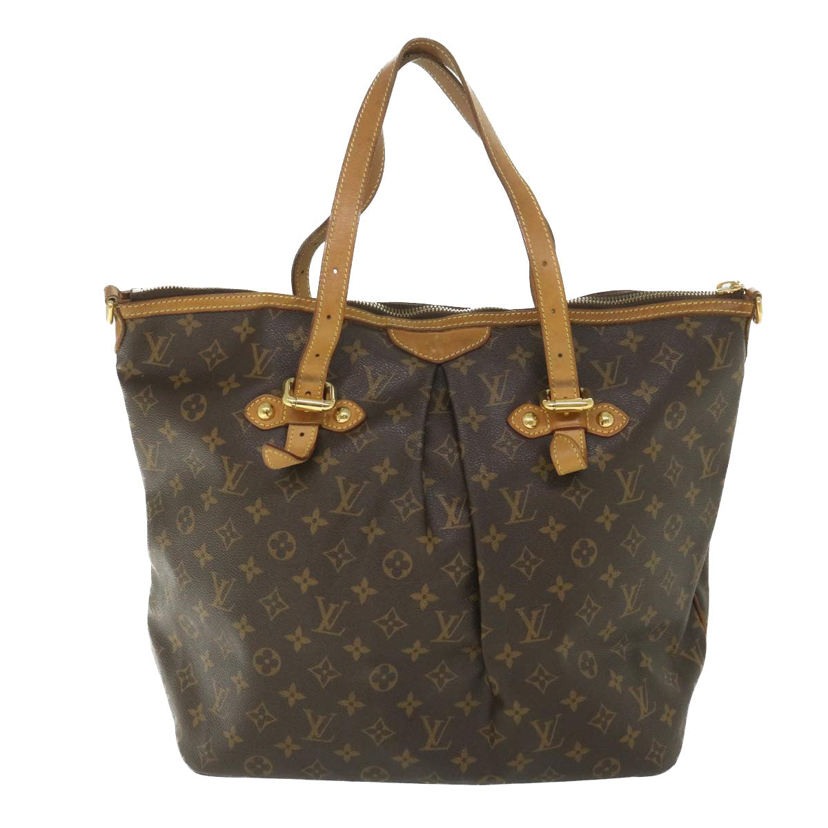 LOUIS VUITTON Monogram Palermo GM Tote Bag 2way M40146 LV 56045