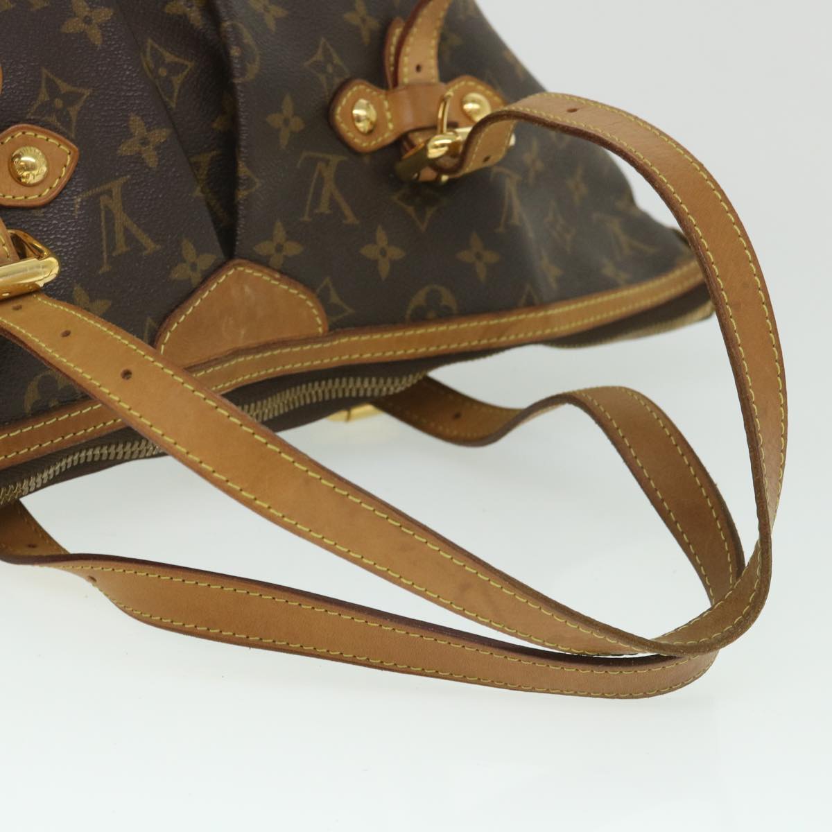 LOUIS VUITTON Monogram Palermo GM Tote Bag 2way M40146 LV 56045