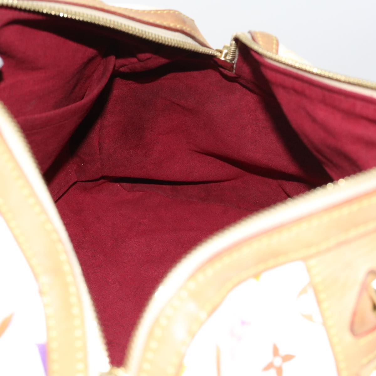 LOUIS VUITTON Monogram Multicolor Courtney MM Bag 2way White M45641 56049A