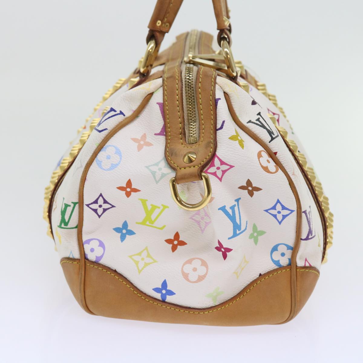LOUIS VUITTON Monogram Multicolor Courtney MM Bag 2way White M45641 56049A