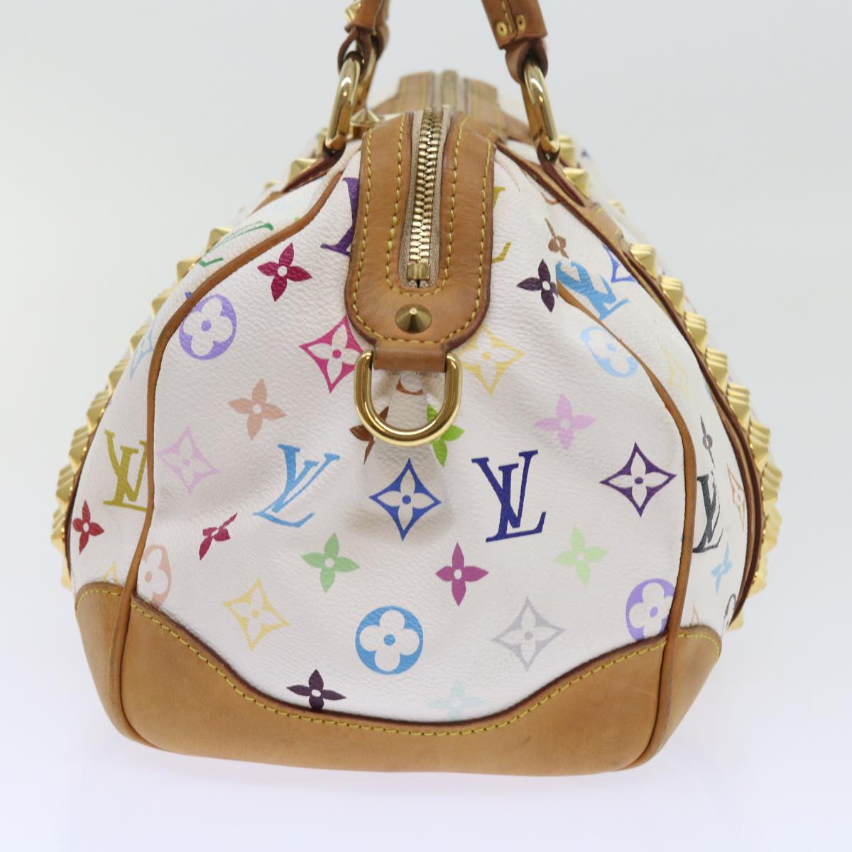 LOUIS VUITTON Monogram Multicolor Courtney MM Bag 2way White M45641 56049A