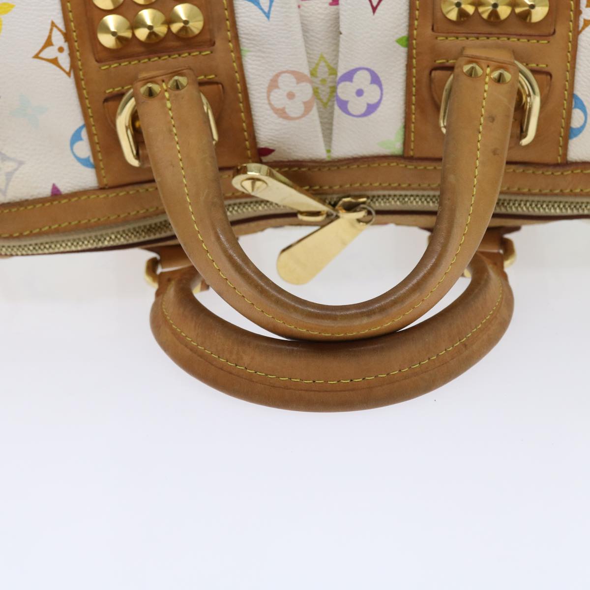 LOUIS VUITTON Monogram Multicolor Courtney MM Bag 2way White M45641 56049A