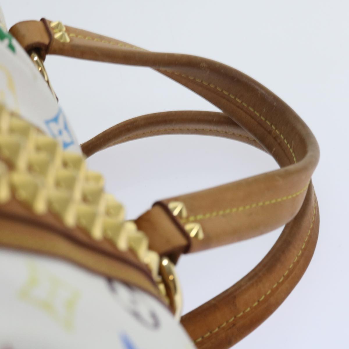 LOUIS VUITTON Monogram Multicolor Courtney MM Bag 2way White M45641 56049A