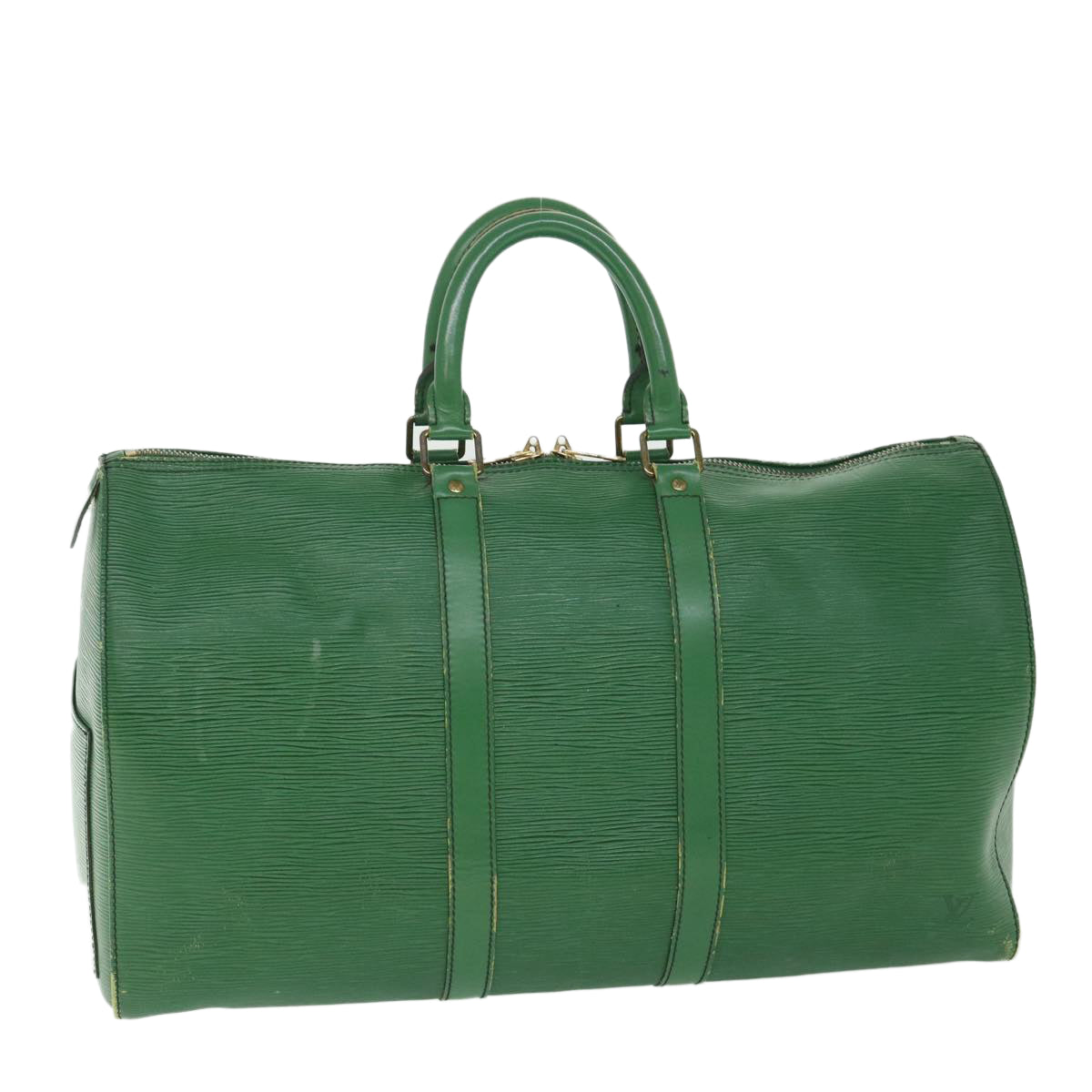 LOUIS VUITTON Epi Keepall 45 Boston Bag Green M42974 LV 56050