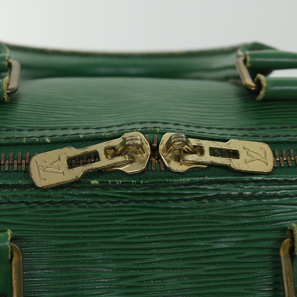 LOUIS VUITTON Epi Keepall 45 Boston Bag Green M42974 LV 56050