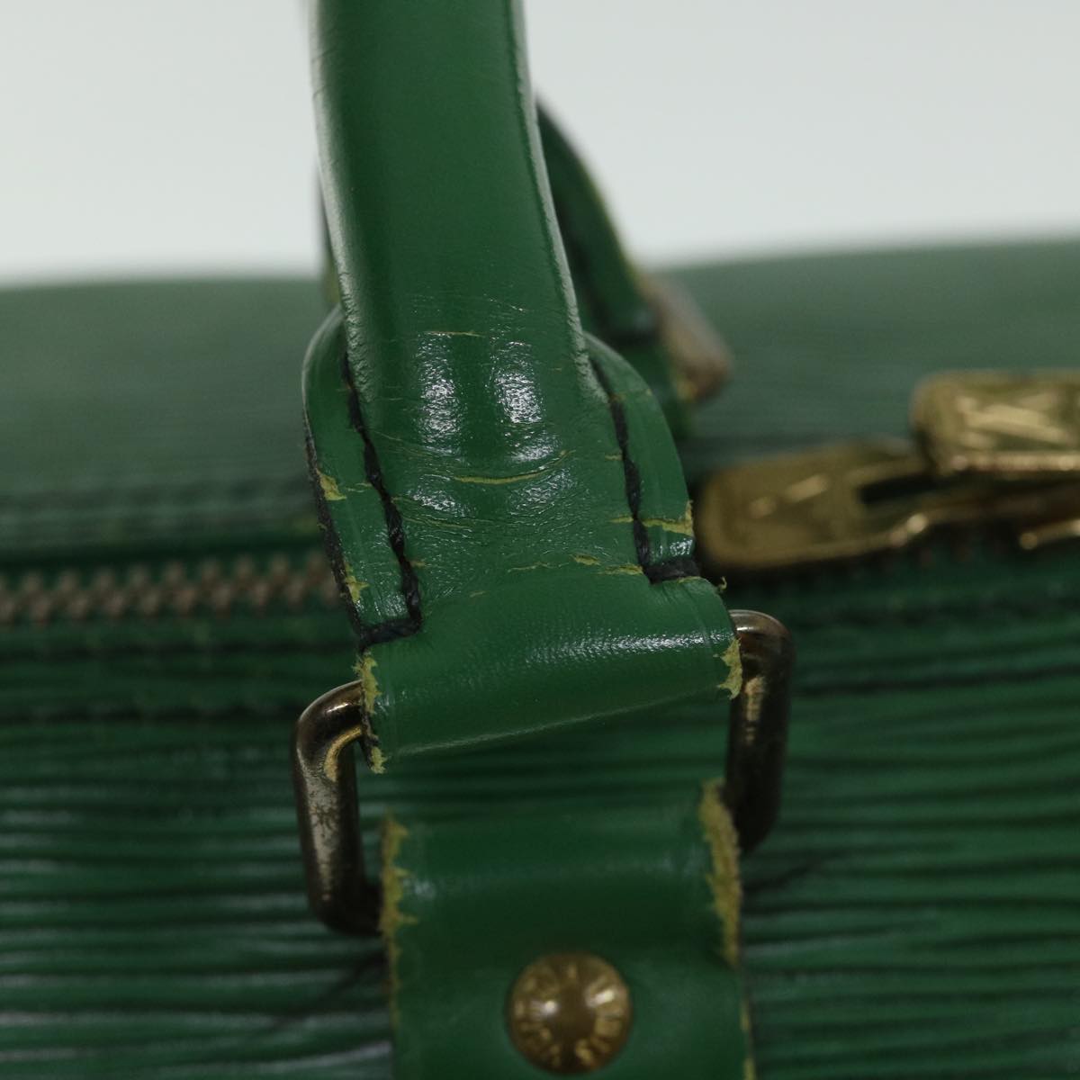 LOUIS VUITTON Epi Keepall 45 Boston Bag Green M42974 LV 56050