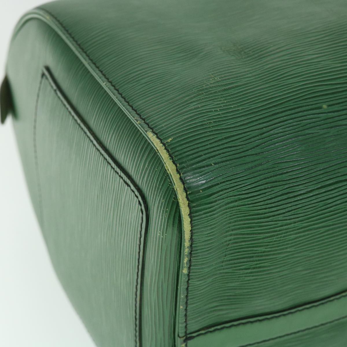 LOUIS VUITTON Epi Keepall 45 Boston Bag Green M42974 LV 56050