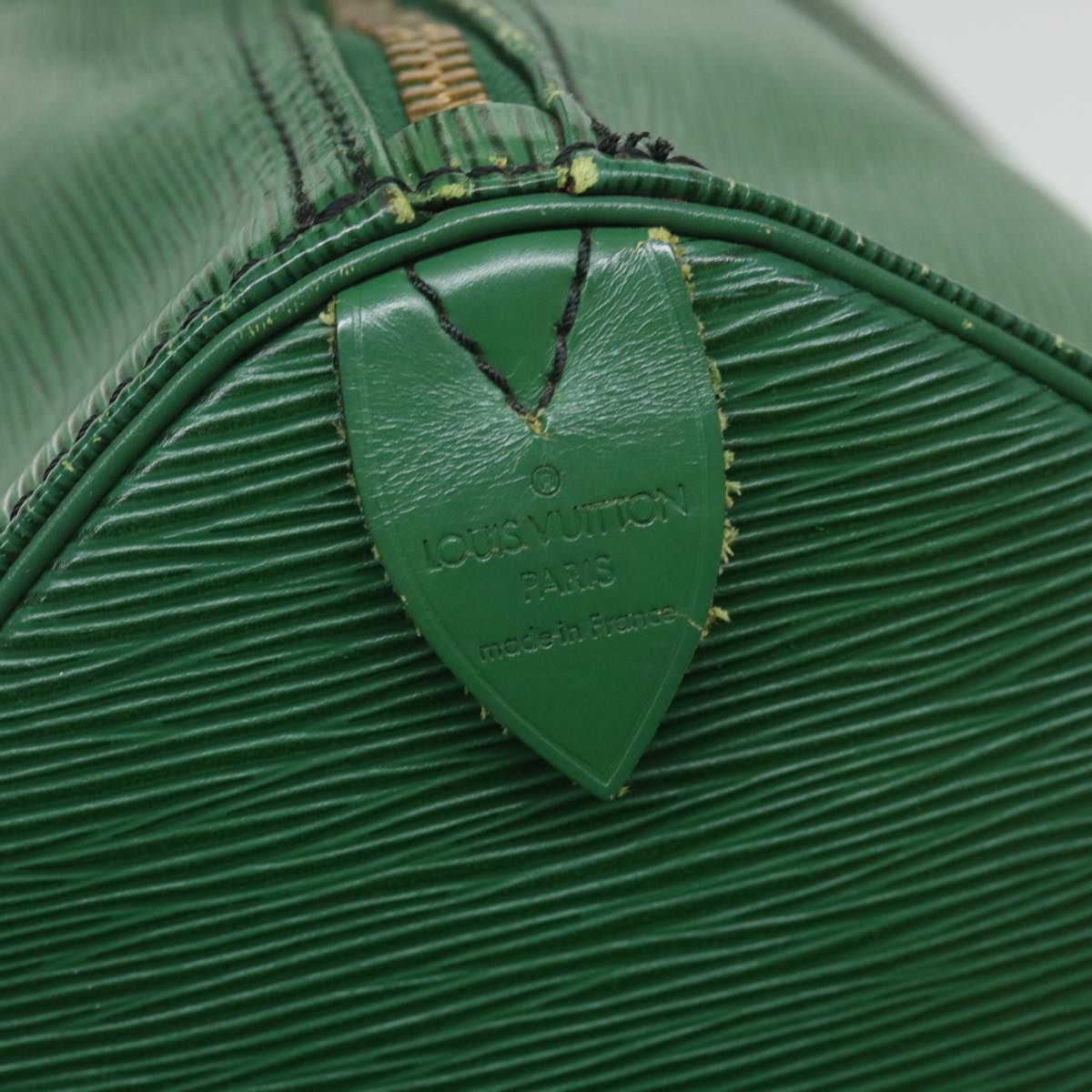 LOUIS VUITTON Epi Keepall 45 Boston Bag Green M42974 LV 56050