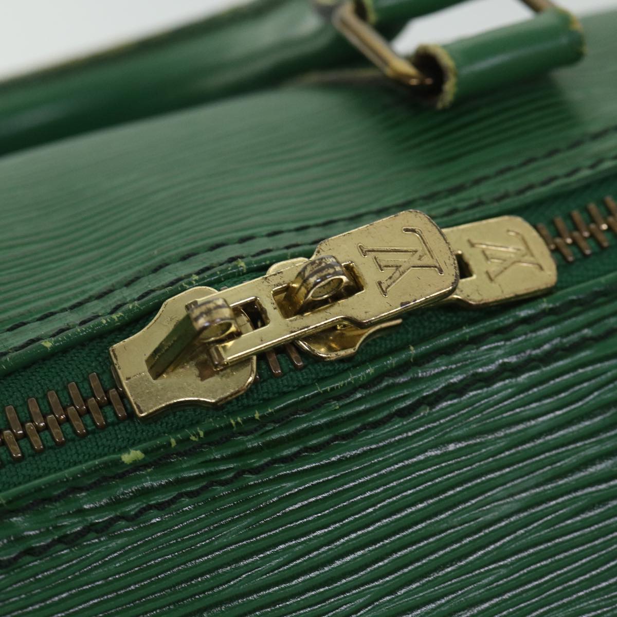 LOUIS VUITTON Epi Keepall 45 Boston Bag Green M42974 LV 56050