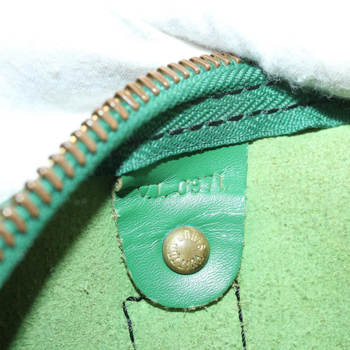 LOUIS VUITTON Epi Keepall 45 Boston Bag Green M42974 LV 56050