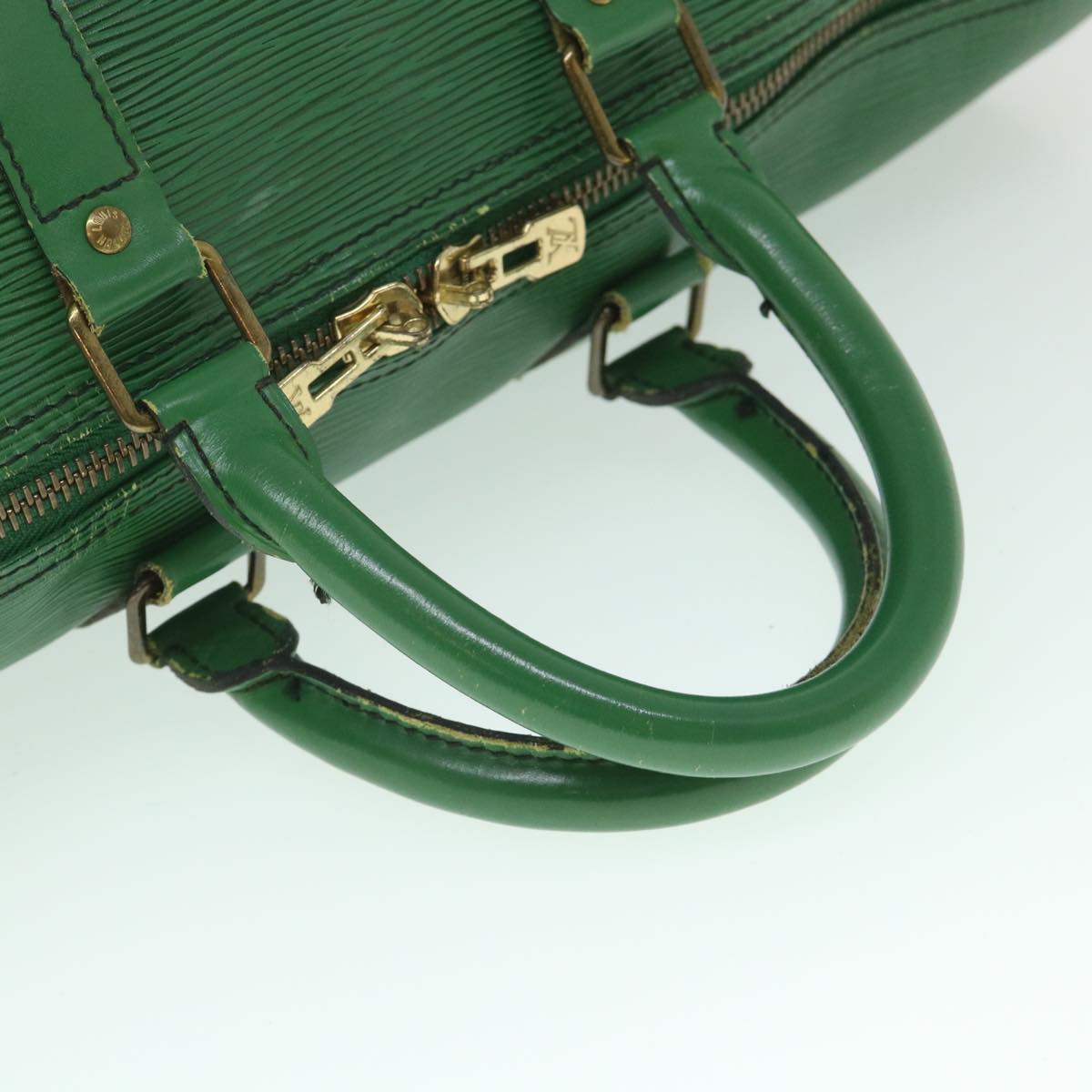 LOUIS VUITTON Epi Keepall 45 Boston Bag Green M42974 LV 56050
