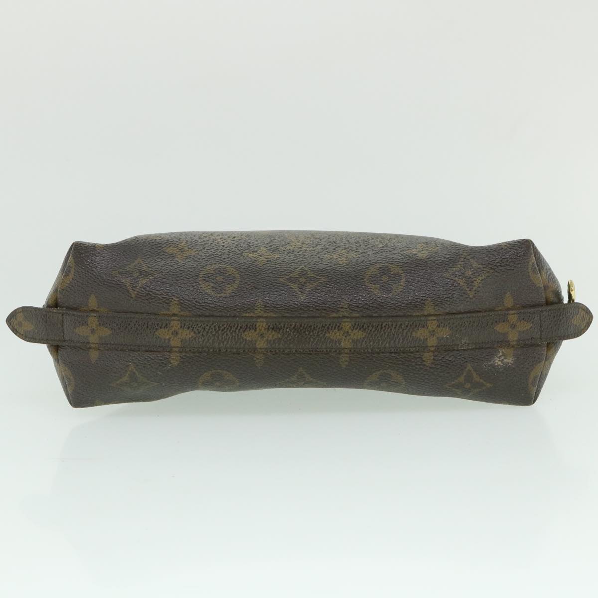 LOUIS VUITTON Monogram Trousse Demi Ronde Cosmetic Pouch M47520 LV 56099
