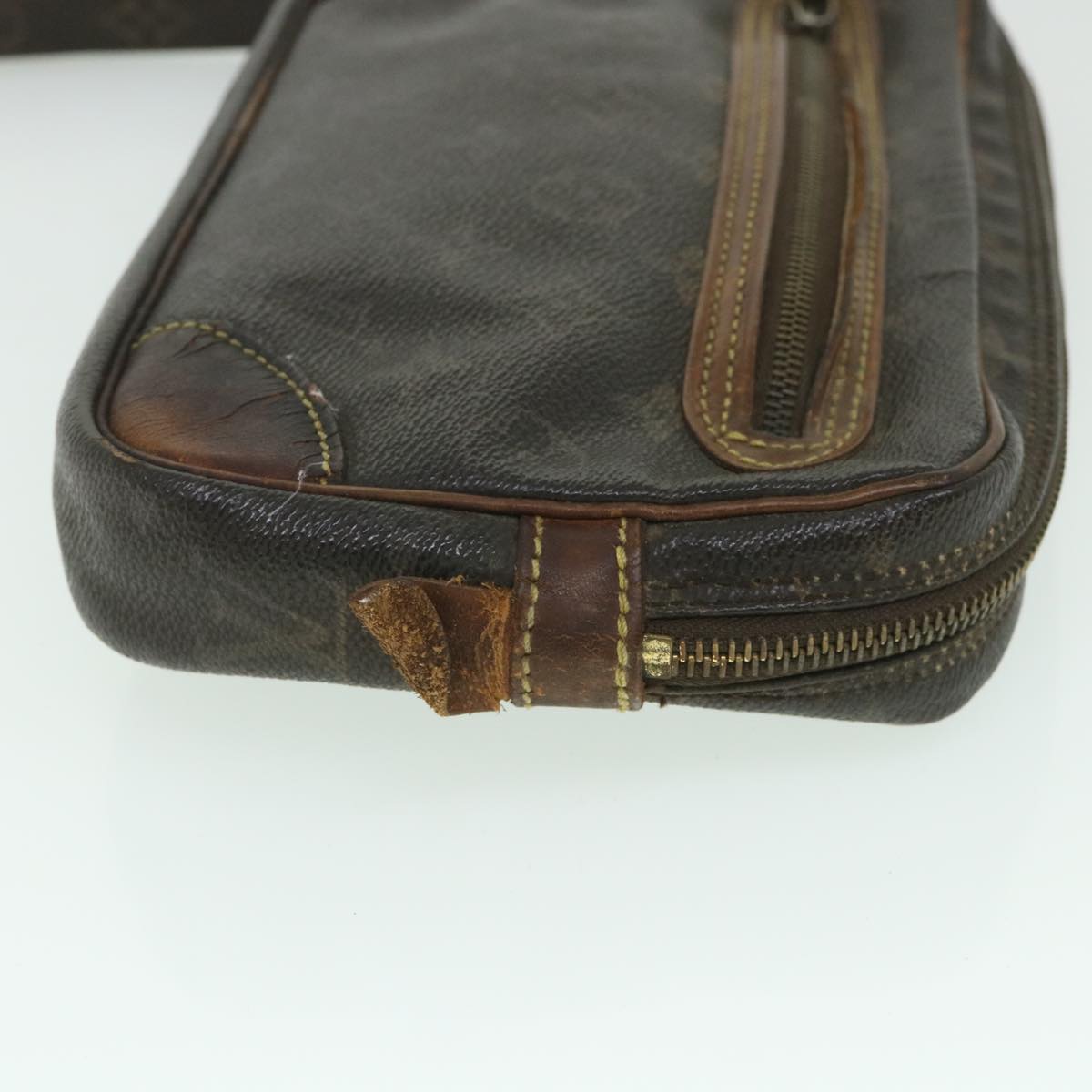 LOUIS VUITTON Monogram Marly Dragonne GM Clutch Bag M51825 LV 56104