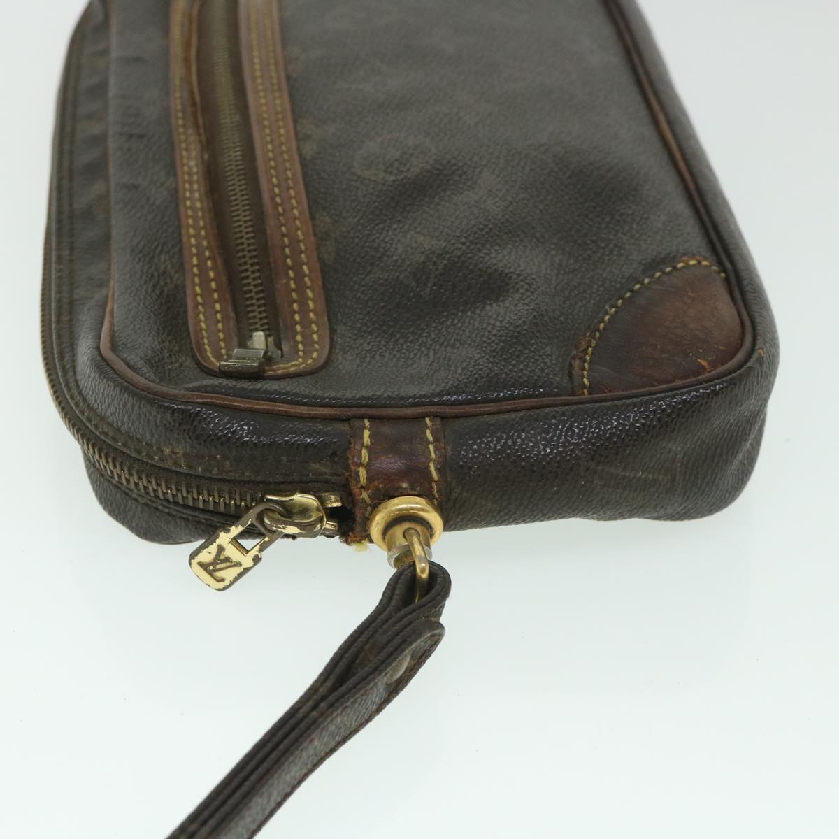 LOUIS VUITTON Monogram Marly Dragonne GM Clutch Bag M51825 LV 56104