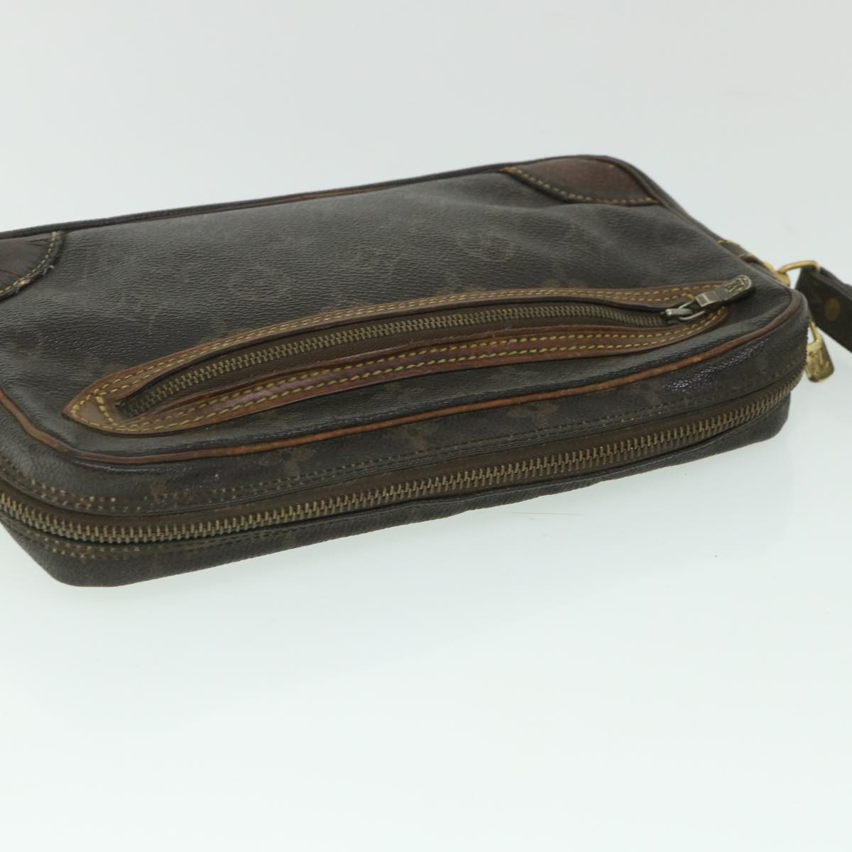 LOUIS VUITTON Monogram Marly Dragonne GM Clutch Bag M51825 LV 56104