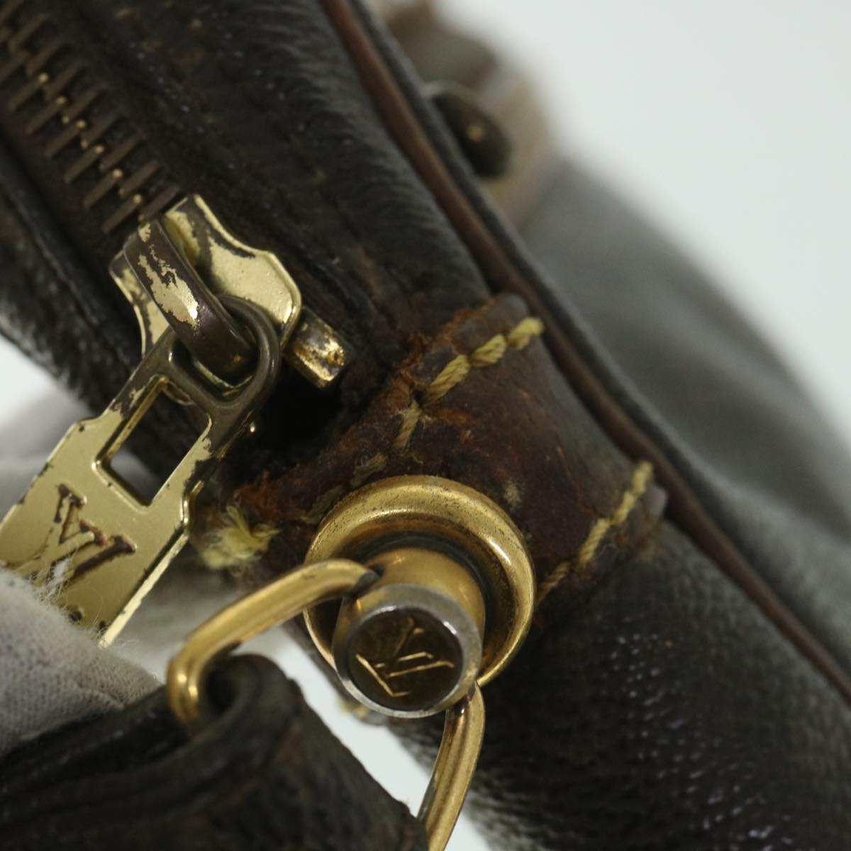 LOUIS VUITTON Monogram Marly Dragonne GM Clutch Bag M51825 LV 56104