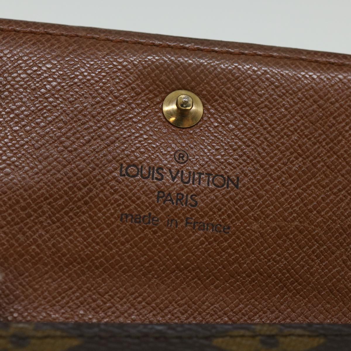LOUIS VUITTON Monogram Portefeuille Elise Wallet M61654 LV 56111