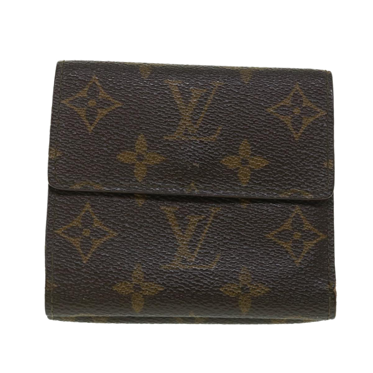 LOUIS VUITTON Monogram Portefeuille Elise Wallet M61654 LV 56111