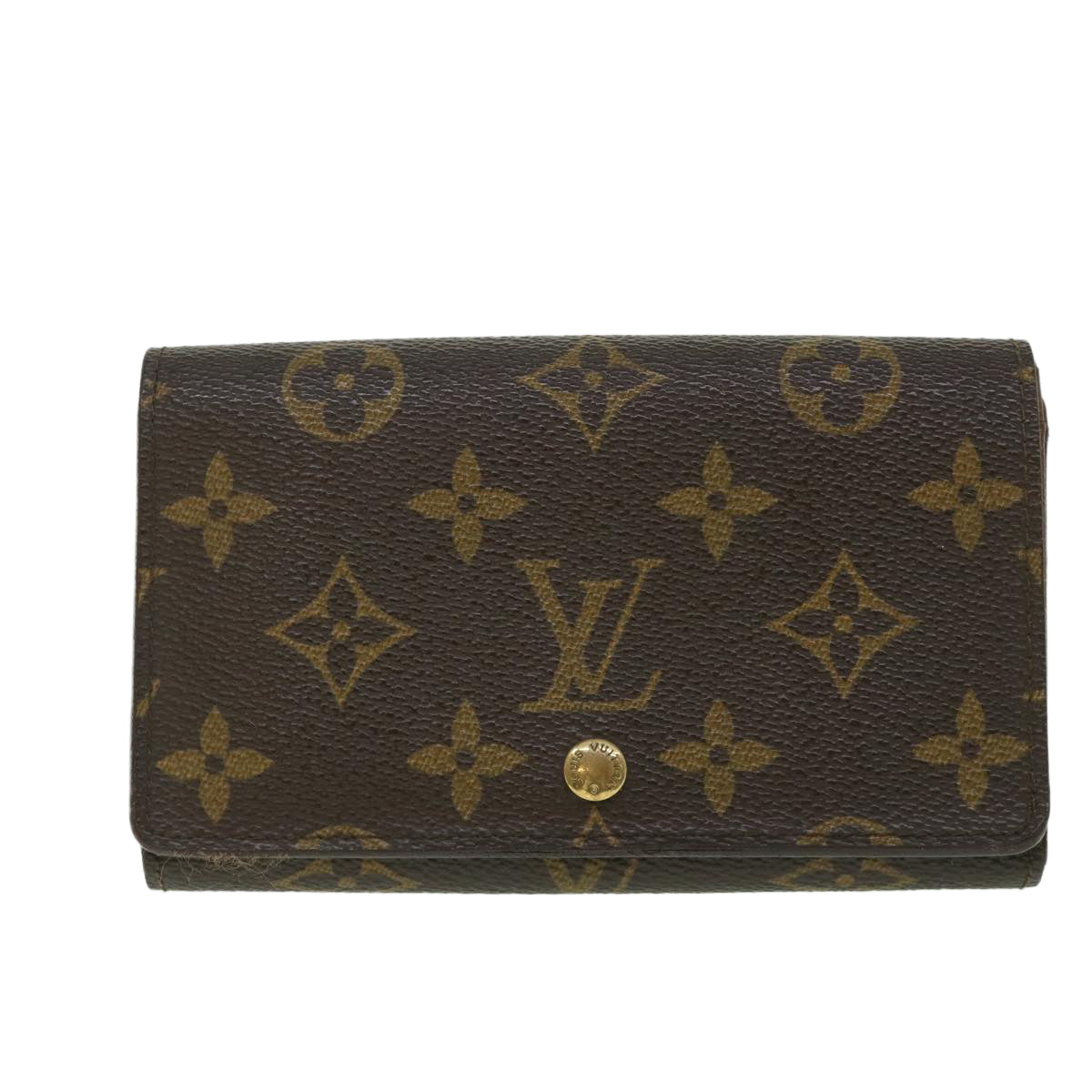 LOUIS VUITTON Monogram Porte Monnaie Billets Tresor Wallet M61730 LV 56112
