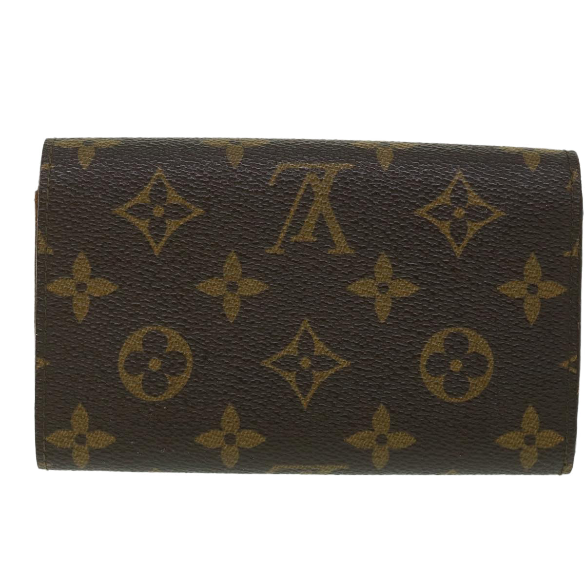 LOUIS VUITTON Monogram Porte Monnaie Billets Tresor Wallet M61730 LV 56112