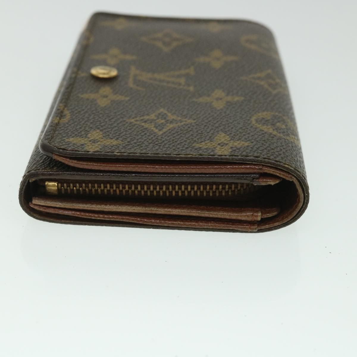 LOUIS VUITTON Monogram Porte Monnaie Billets Tresor Wallet M61730 LV 56112