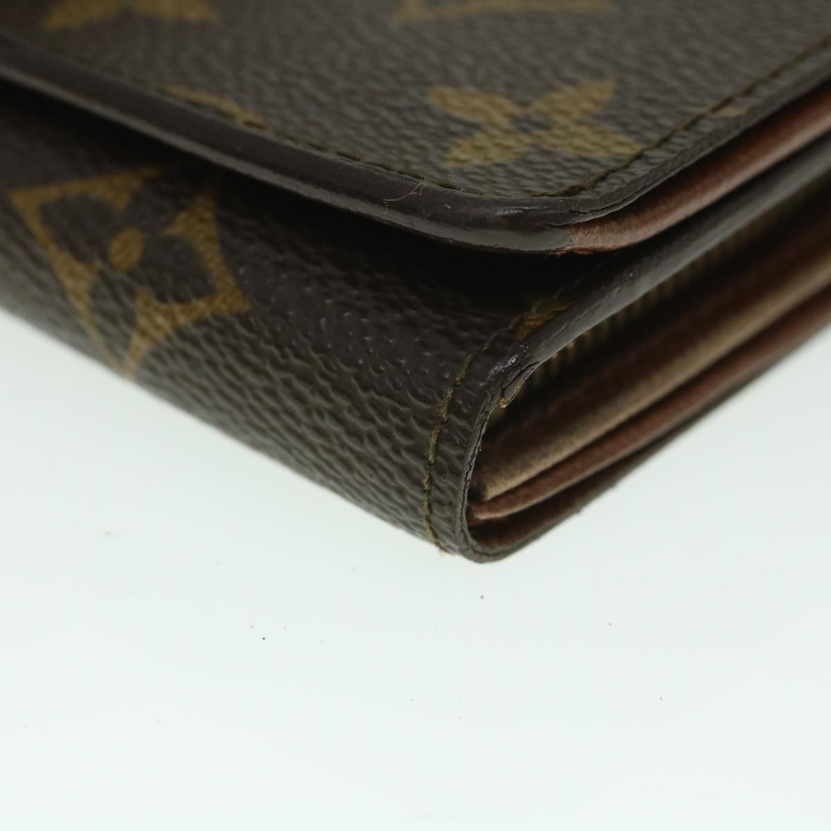LOUIS VUITTON Monogram Porte Monnaie Billets Tresor Wallet M61730 LV 56112