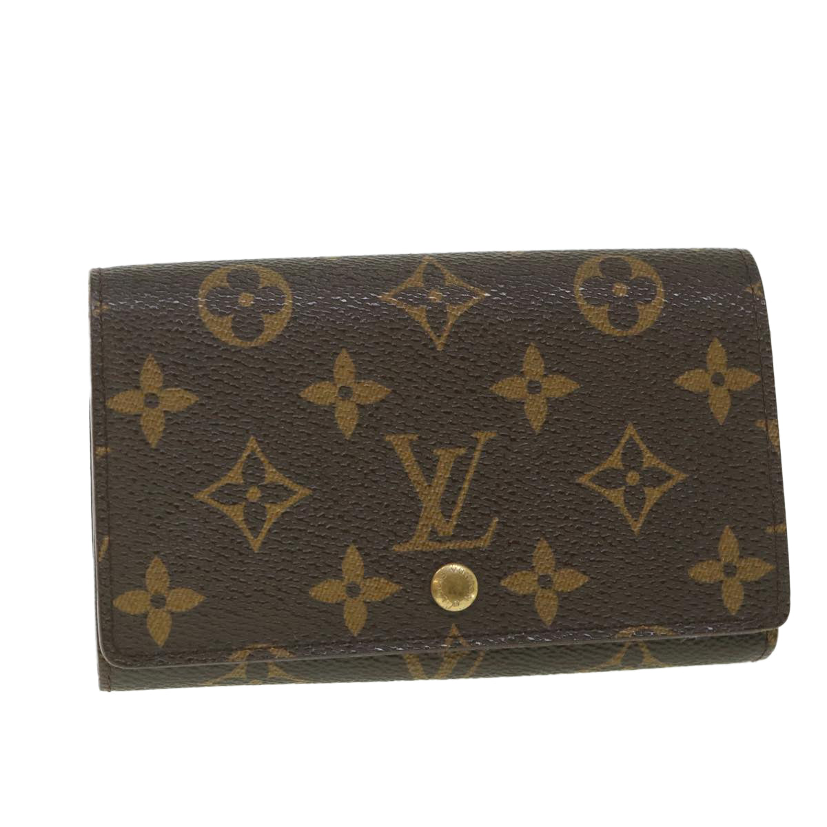 LOUIS VUITTON Monogram Porte Monnaie Billets Tresor Wallet M61730 LV 56113