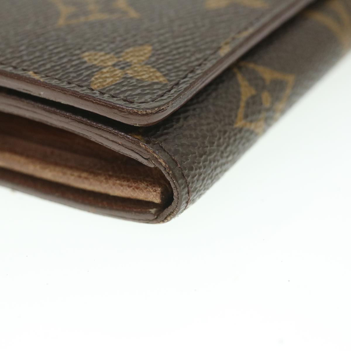 LOUIS VUITTON Monogram Porte Monnaie Billets Tresor Wallet M61730 LV 56113