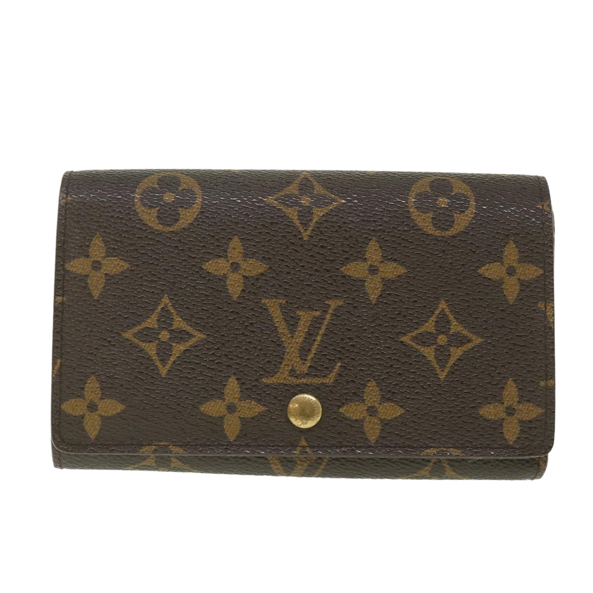 LOUIS VUITTON Monogram Porte Monnaie Billets Tresor Wallet M61730 LV 56113