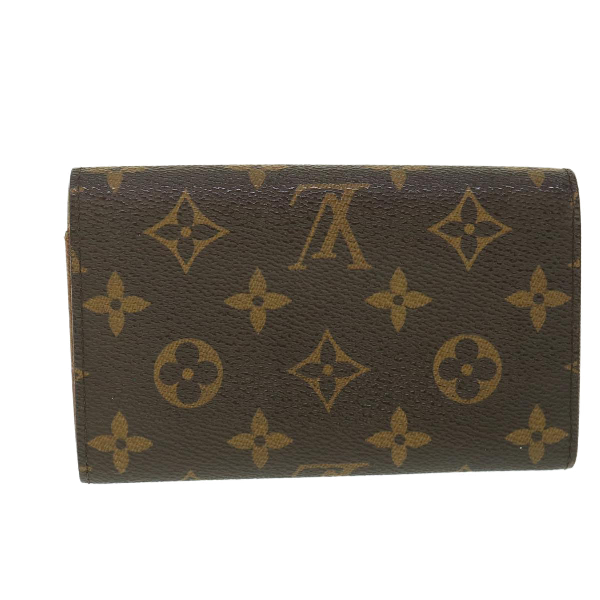 LOUIS VUITTON Monogram Porte Monnaie Billets Tresor Wallet M61730 LV 56113