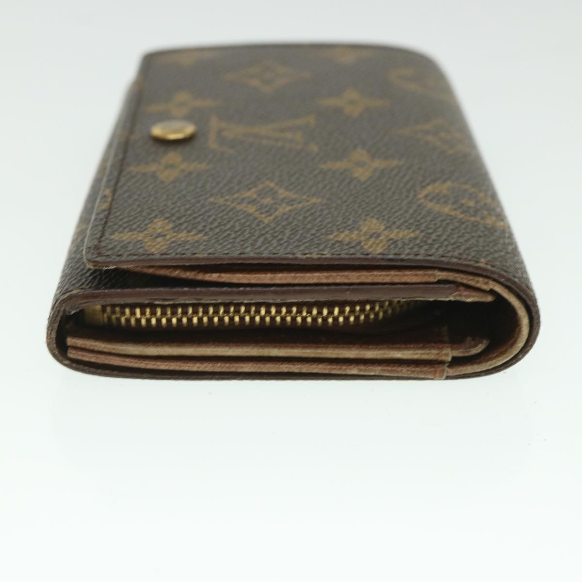LOUIS VUITTON Monogram Porte Monnaie Billets Tresor Wallet M61730 LV 56113