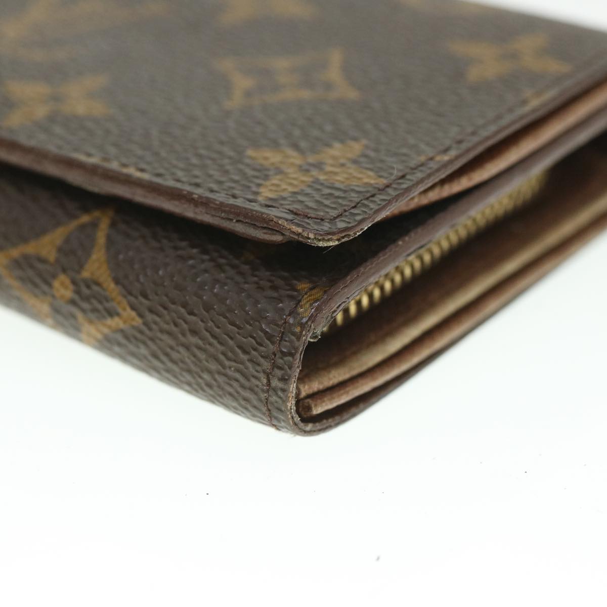 LOUIS VUITTON Monogram Porte Monnaie Billets Tresor Wallet M61730 LV 56113
