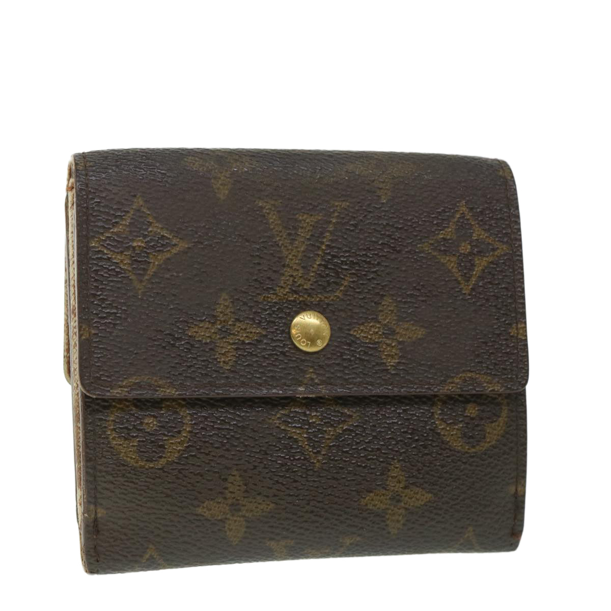 LOUIS VUITTON Monogram Portefeuille Elise Wallet M61654 LV 56115