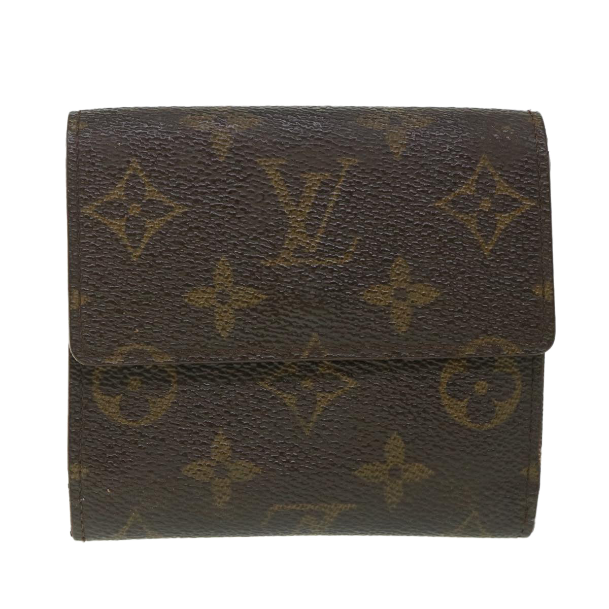 LOUIS VUITTON Monogram Portefeuille Elise Wallet M61654 LV 56115