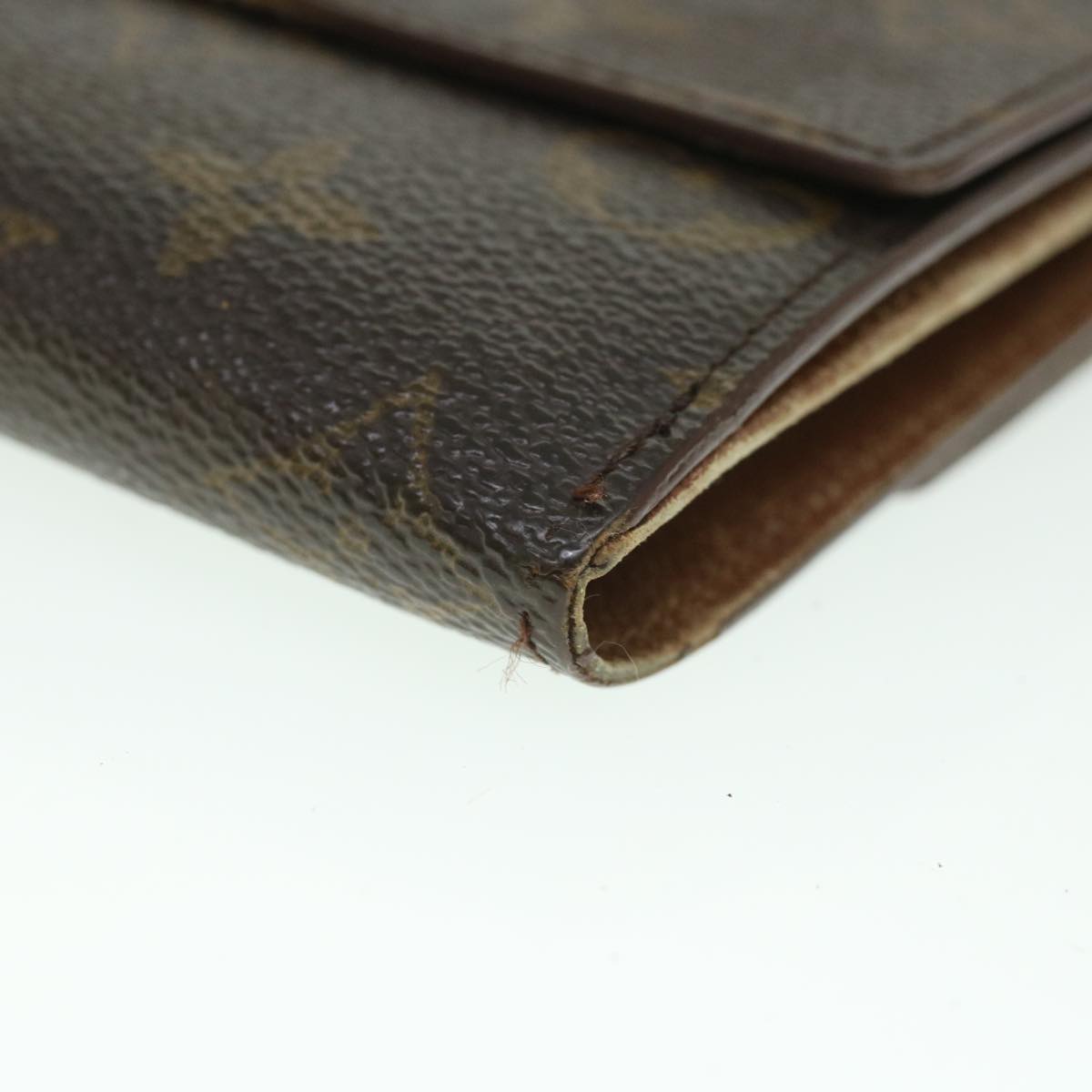 LOUIS VUITTON Monogram Portefeuille Elise Wallet M61654 LV 56115