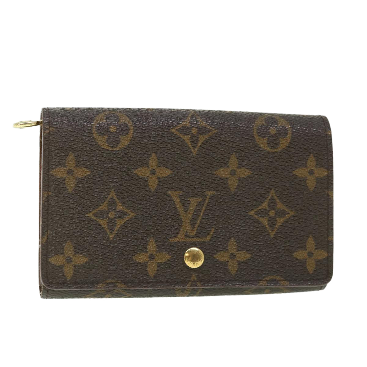 LOUIS VUITTON Monogram Porte Monnaie Billets Tresor Wallet M61730 LV 56116