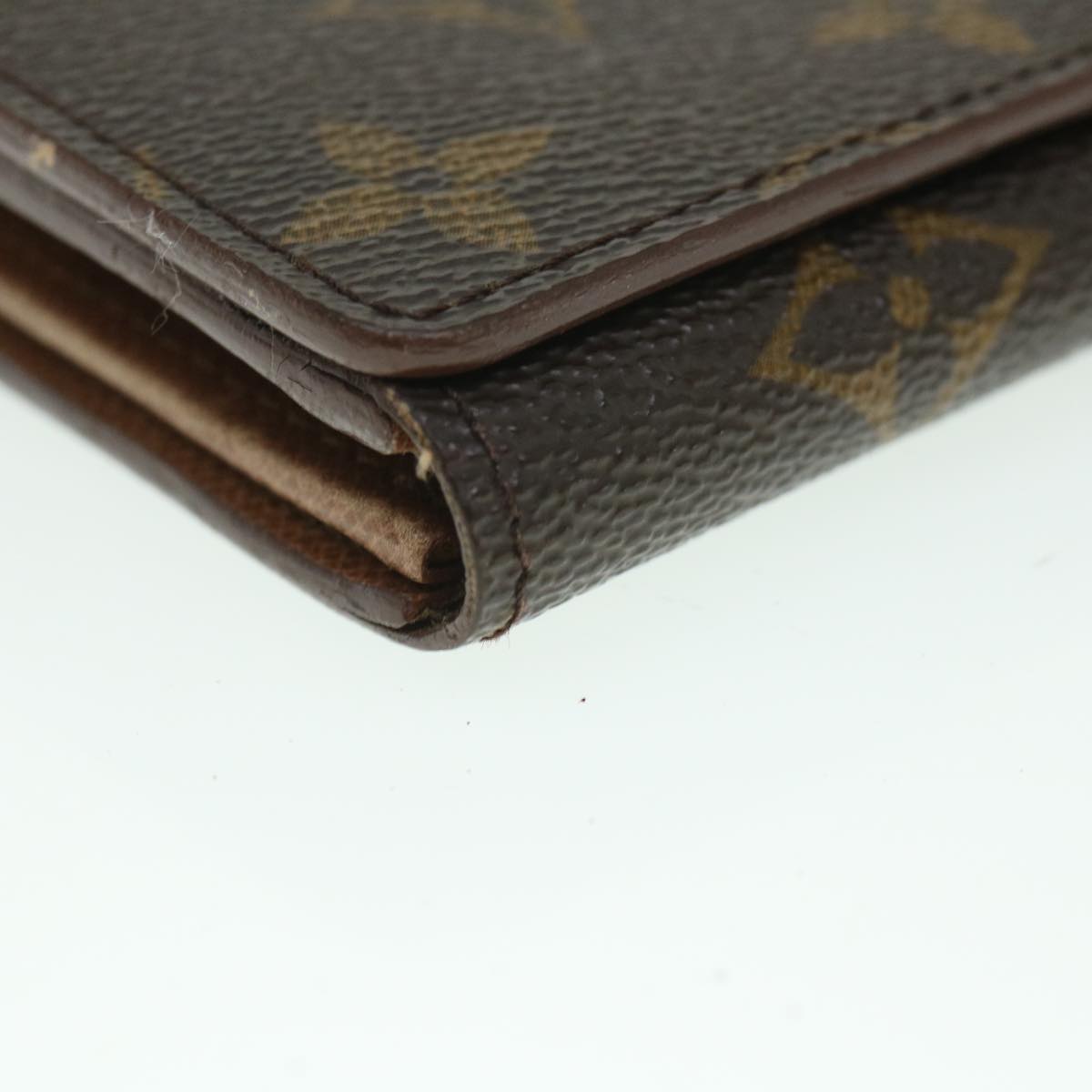 LOUIS VUITTON Monogram Porte Monnaie Billets Tresor Wallet M61730 LV 56116