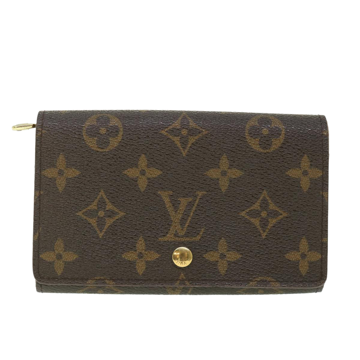 LOUIS VUITTON Monogram Porte Monnaie Billets Tresor Wallet M61730 LV 56116