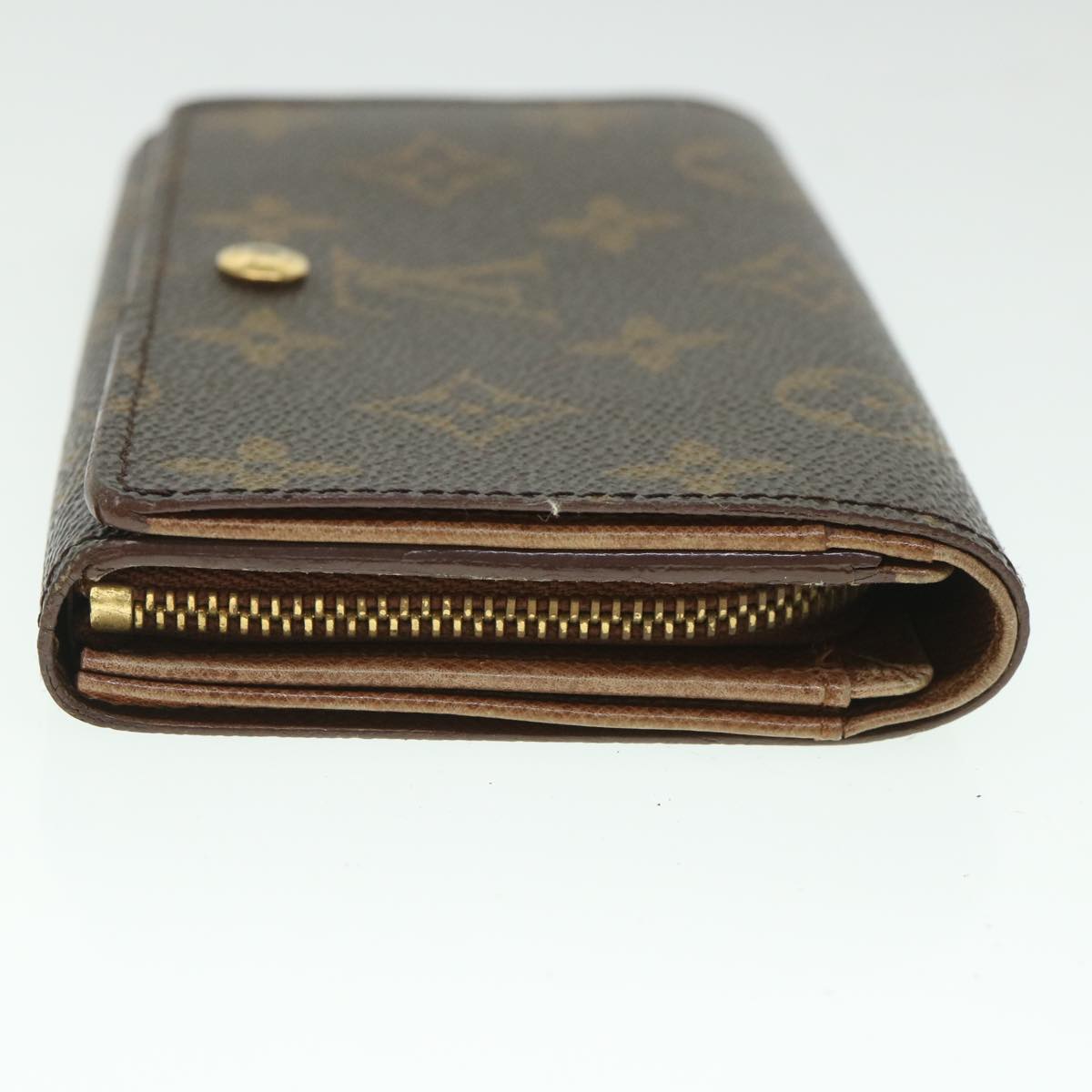 LOUIS VUITTON Monogram Porte Monnaie Billets Tresor Wallet M61730 LV 56116