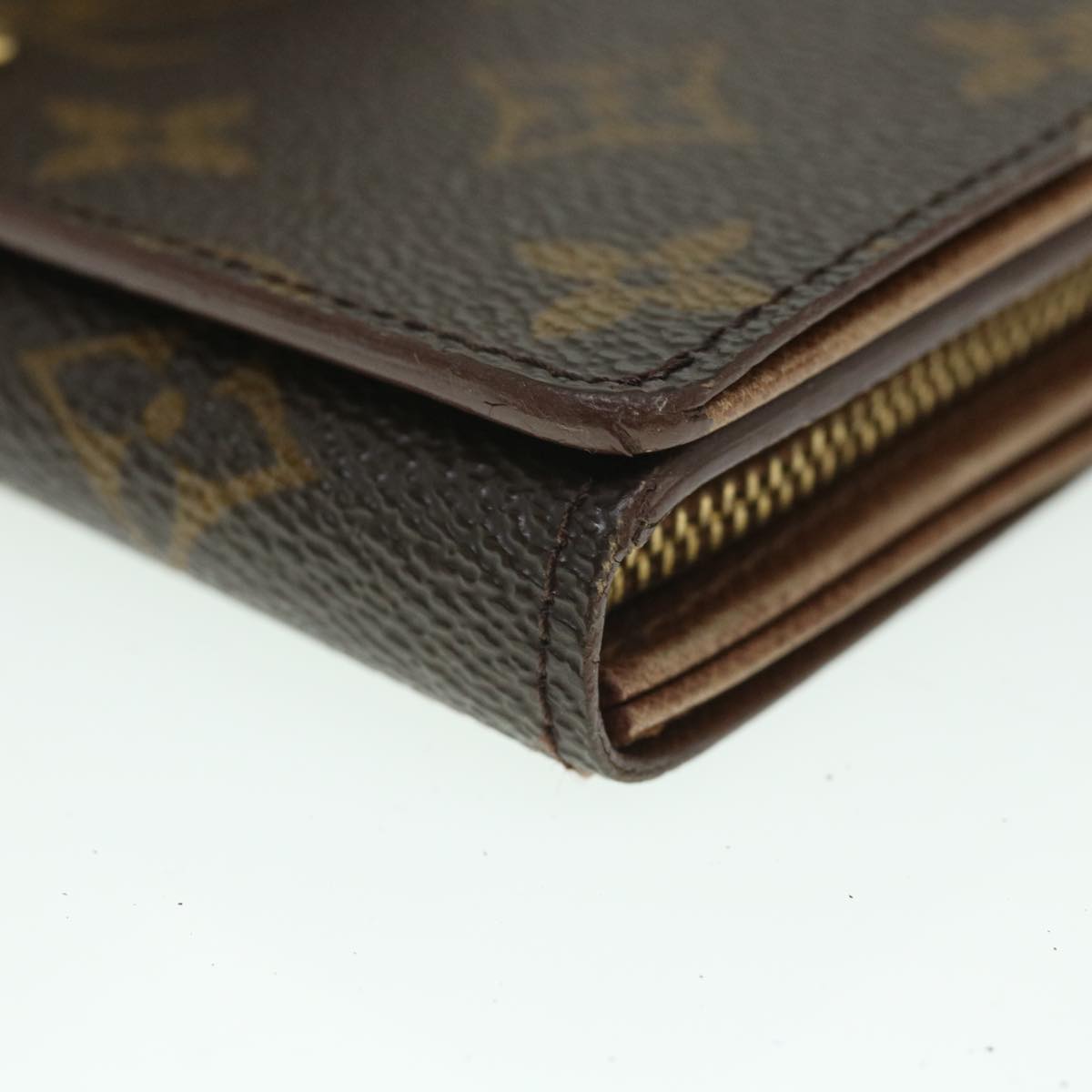 LOUIS VUITTON Monogram Porte Monnaie Billets Tresor Wallet M61730 LV 56116