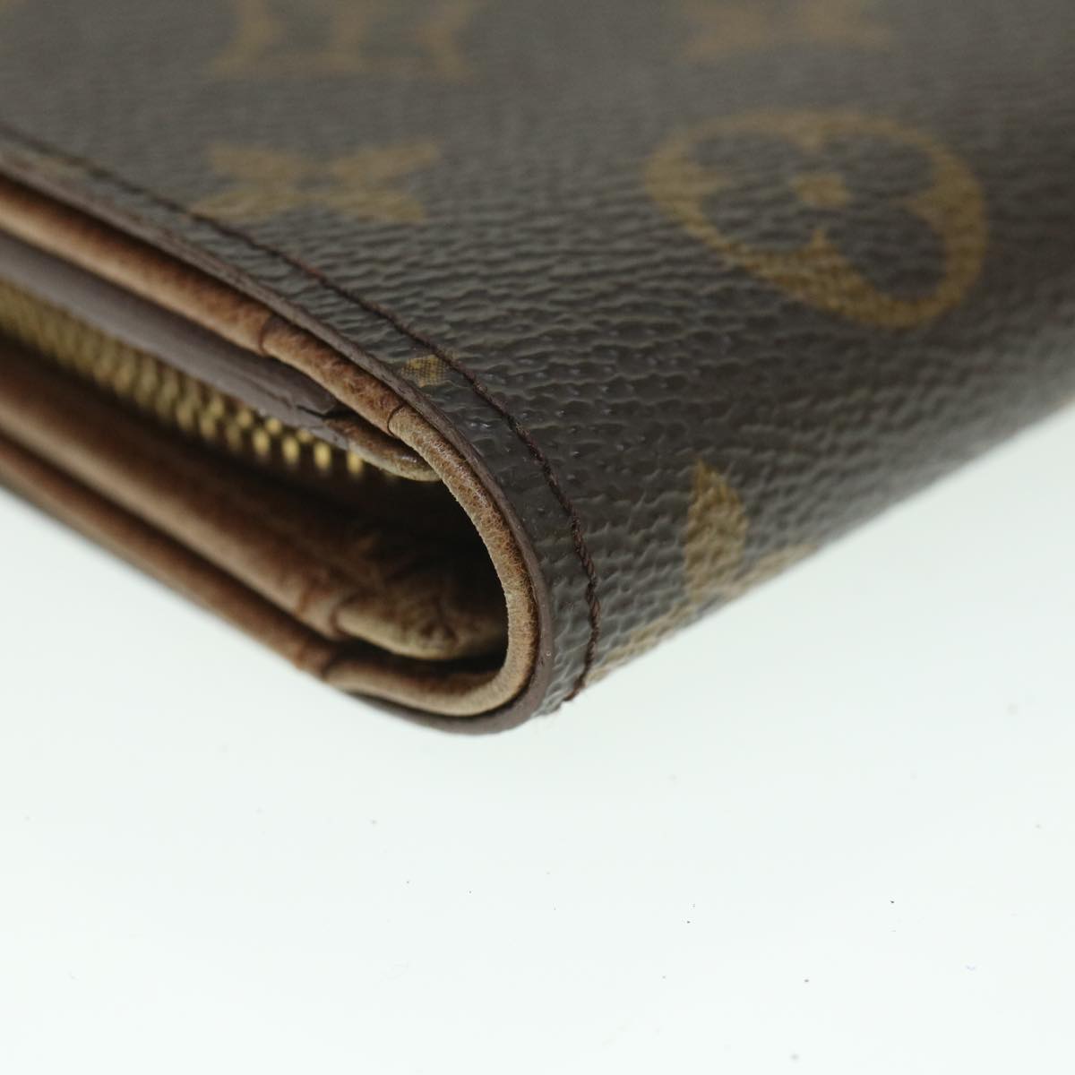 LOUIS VUITTON Monogram Porte Monnaie Billets Tresor Wallet M61730 LV 56116