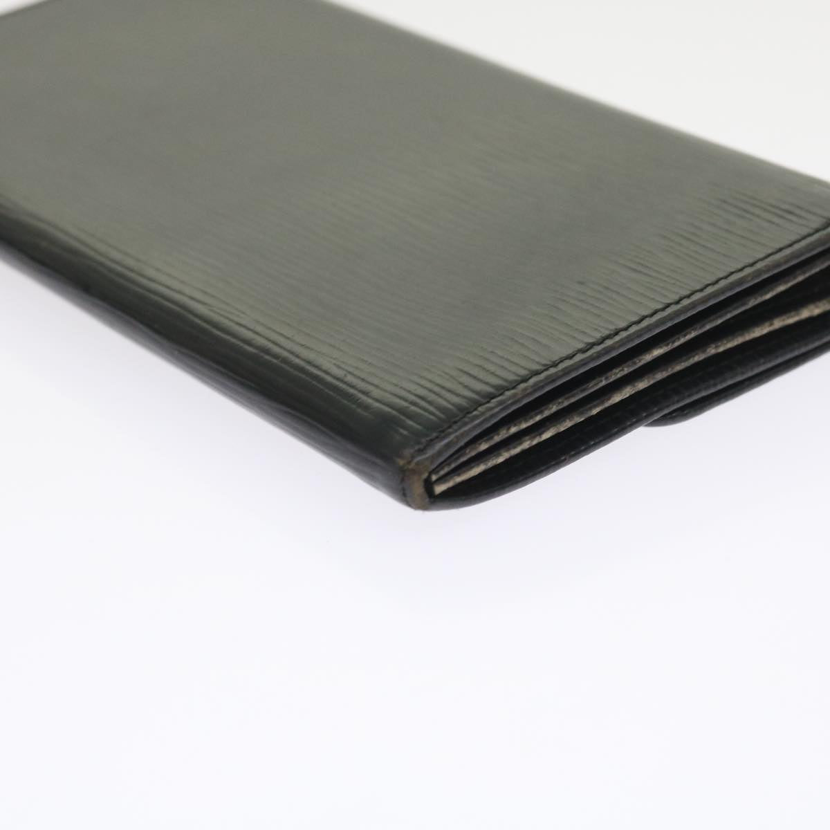 LOUIS VUITTON Epi Pochette Porte Monnaie Credit Wallet Noir M63572 LV 56119