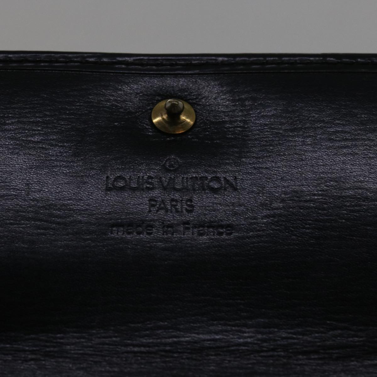 LOUIS VUITTON Epi Pochette Porte Monnaie Credit Wallet Noir M63572 LV 56119