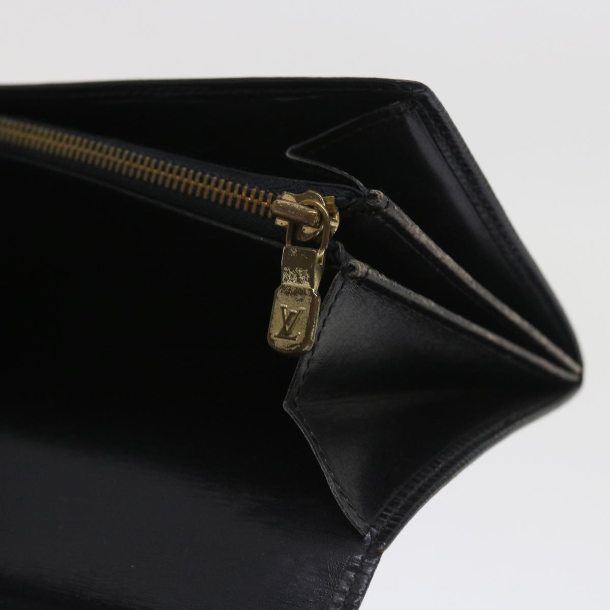 LOUIS VUITTON Epi Pochette Porte Monnaie Credit Wallet Noir M63572 LV 56119