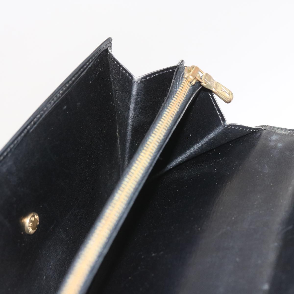 LOUIS VUITTON Epi Pochette Porte Monnaie Credit Wallet Noir M63572 LV 56119
