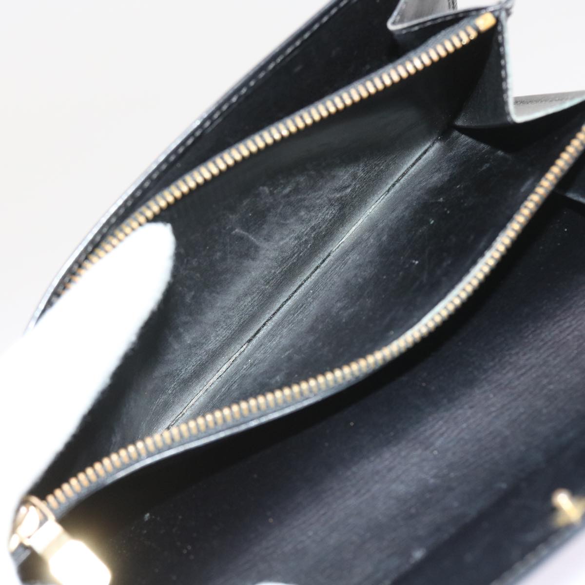 LOUIS VUITTON Epi Pochette Porte Monnaie Credit Wallet Noir M63572 LV 56119