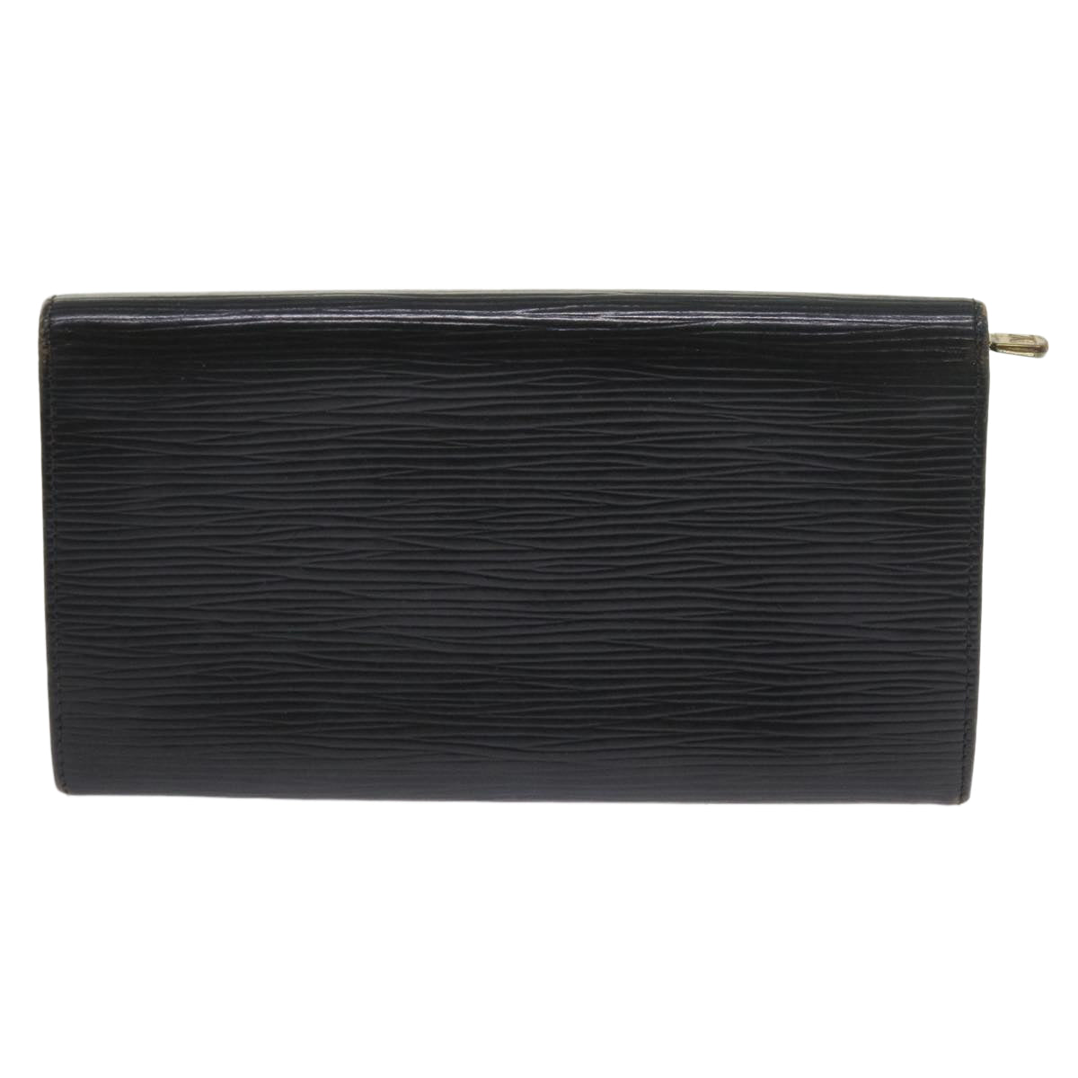 LOUIS VUITTON Epi Pochette Porte Monnaie Credit Wallet Noir M63572 LV 56119