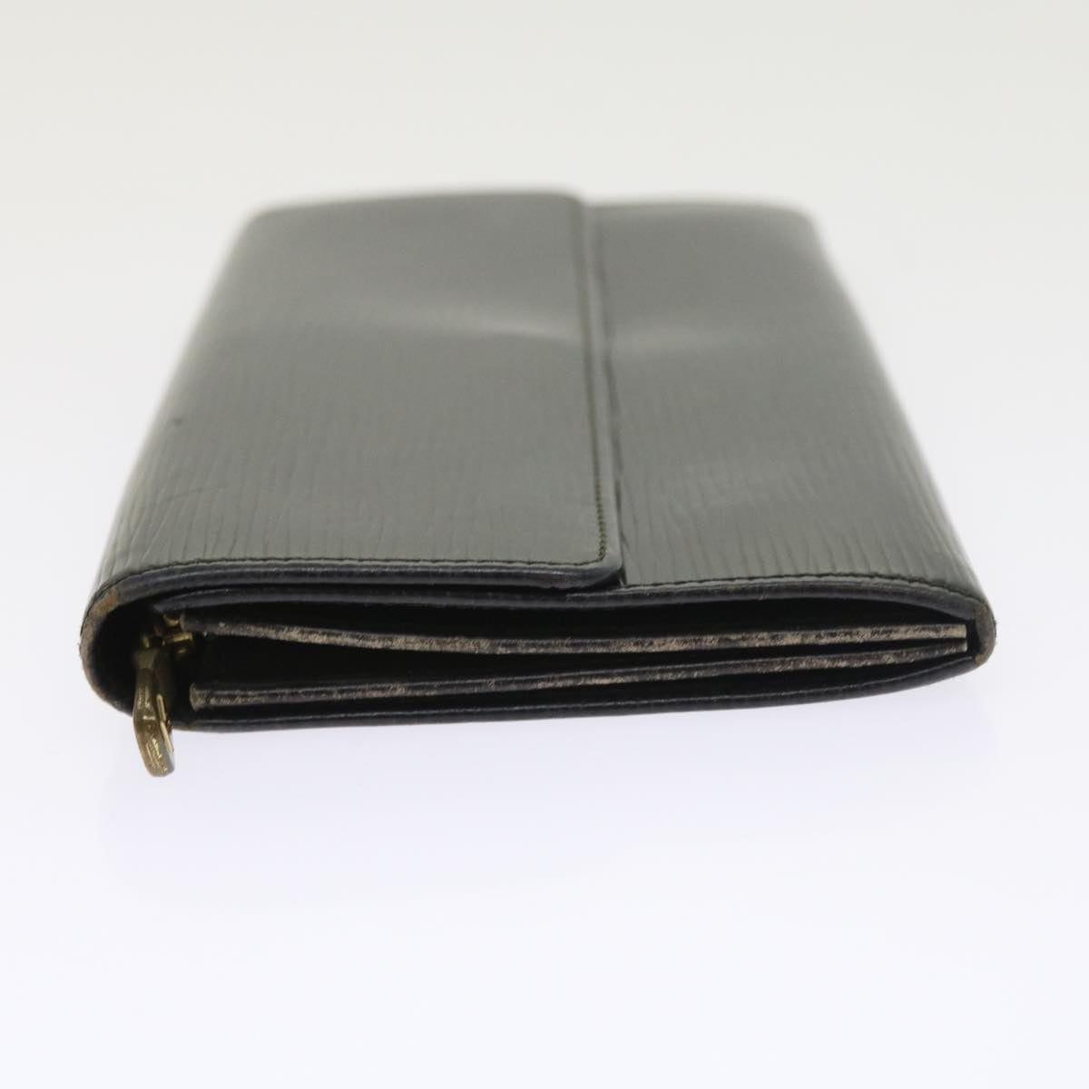 LOUIS VUITTON Epi Pochette Porte Monnaie Credit Wallet Noir M63572 LV 56119