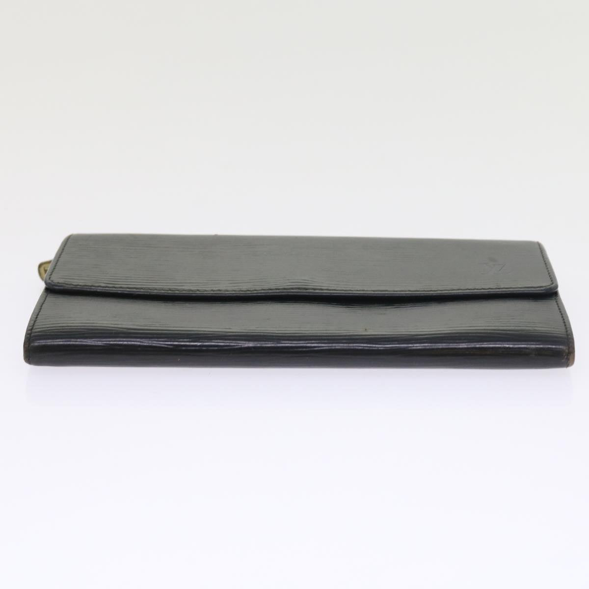 LOUIS VUITTON Epi Pochette Porte Monnaie Credit Wallet Noir M63572 LV 56119