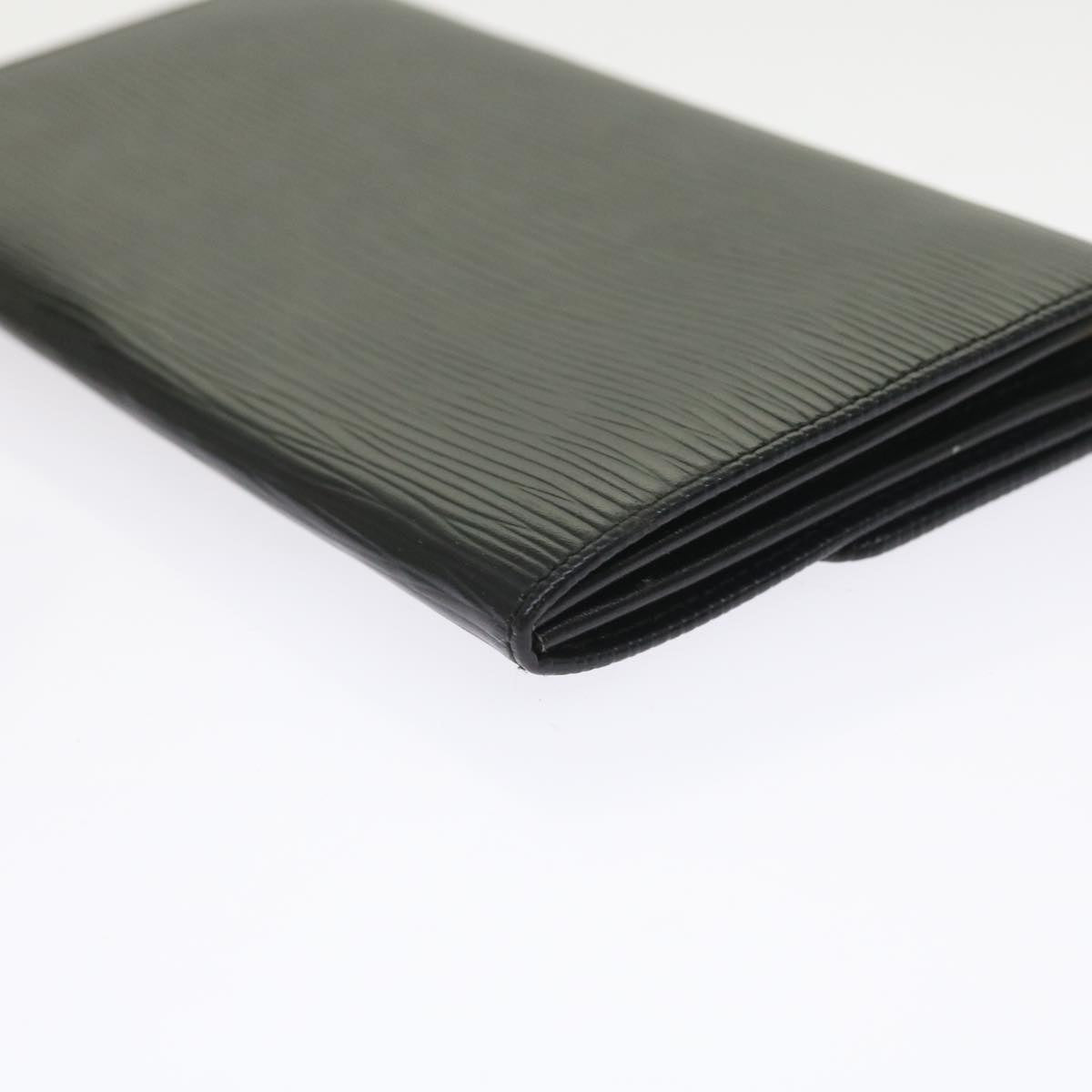 LOUIS VUITTON Epi Pochette Porte Monnaie Credit Wallet Noir M63572 LV 56120